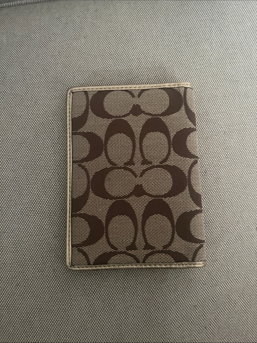 Coach Signature Brown Unisex Card Holder
